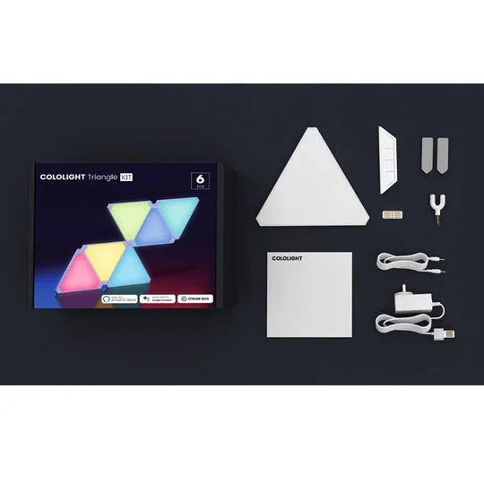 Cololight RGB Triangle Light Kit (6Pcs) - Tashqila Cololight RGB Triangle Light Kit (6Pcs) - Tashqila